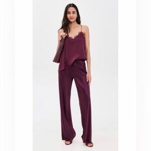 Cami NYC Racer Silk Camisole